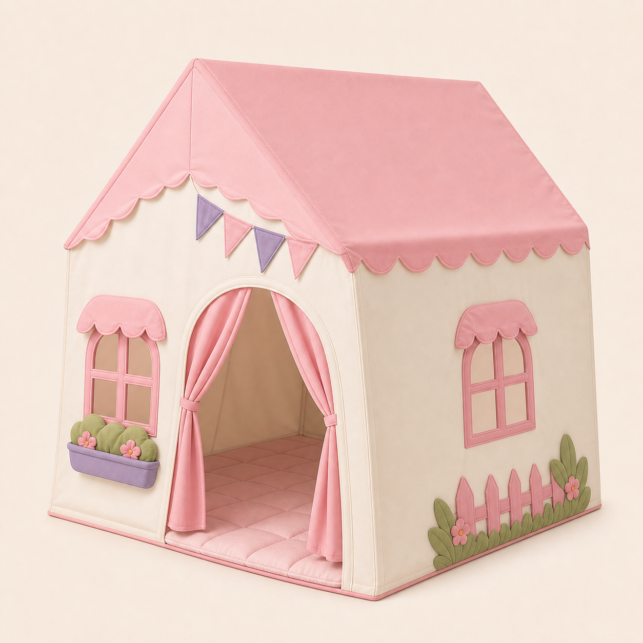 Cozy Cottage Play Tent Pink variant image