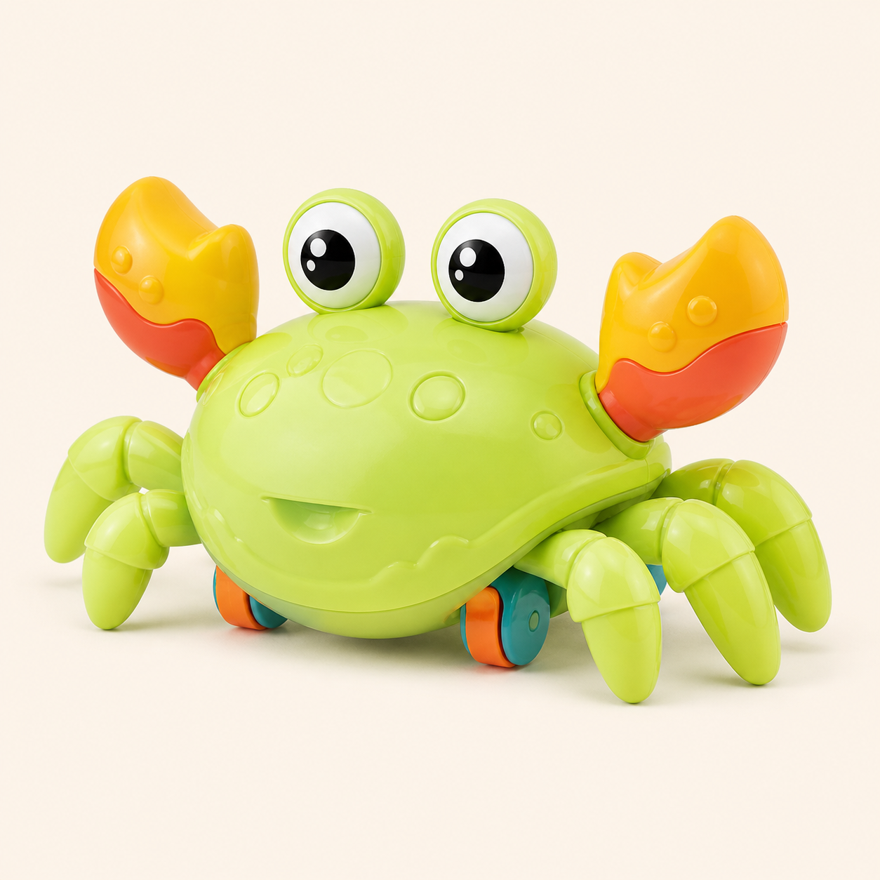 Crawling Crab Baby Toy Light Lime Green variant image