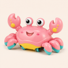Crawling Crab Baby Toy Pink variant image