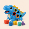 Dino Shape Sorter Toy Blue variant image