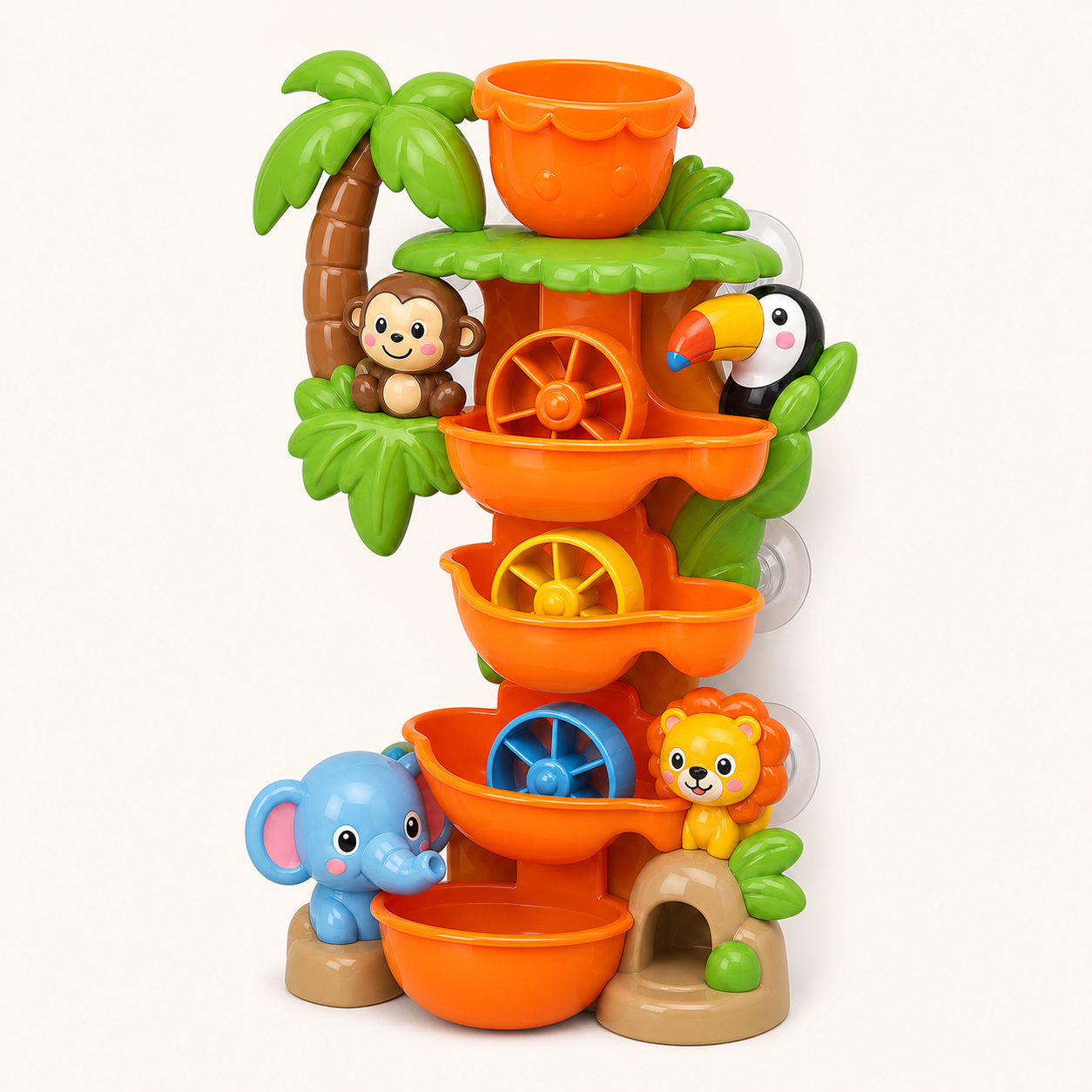Jungle Waterfall Bath Toy Orange variant image