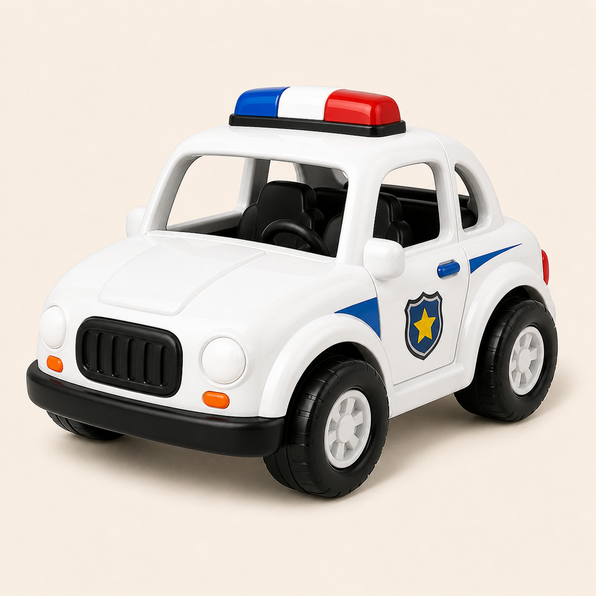 Large Police Car Toy White variant image