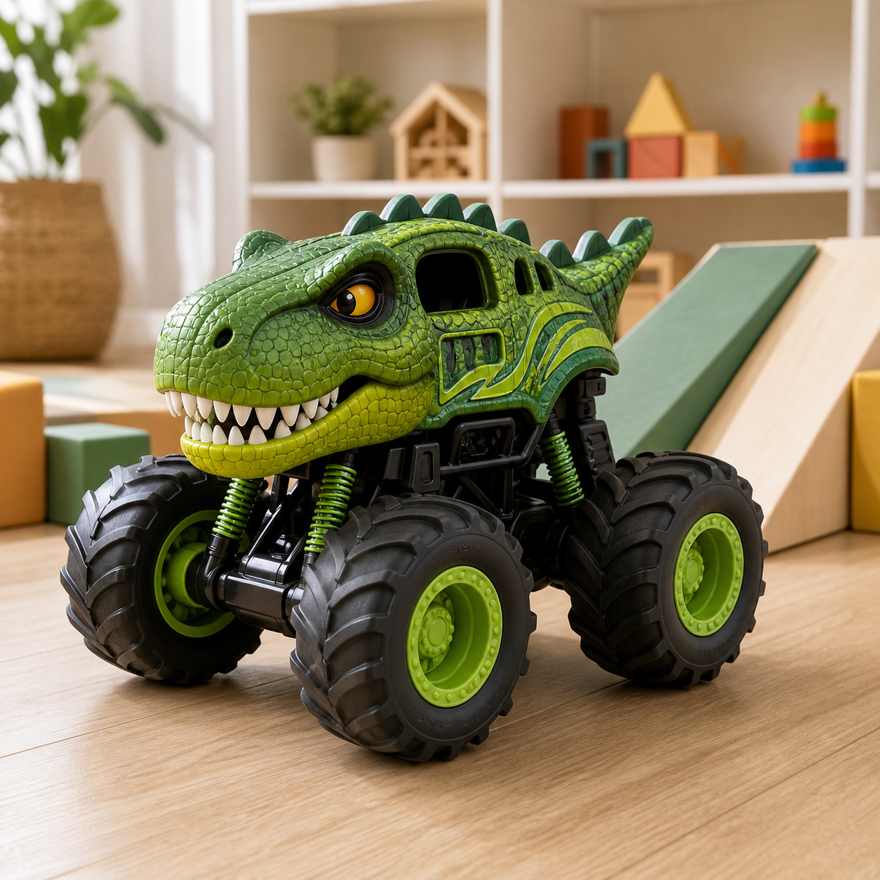 Dino Monster Truck Toy lifestyle scene image