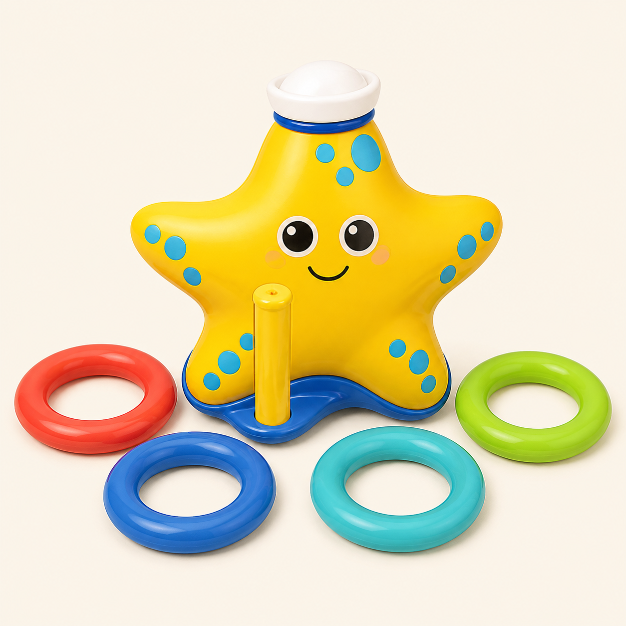 Starfish Ring Toss Bath Toy clean product image preview