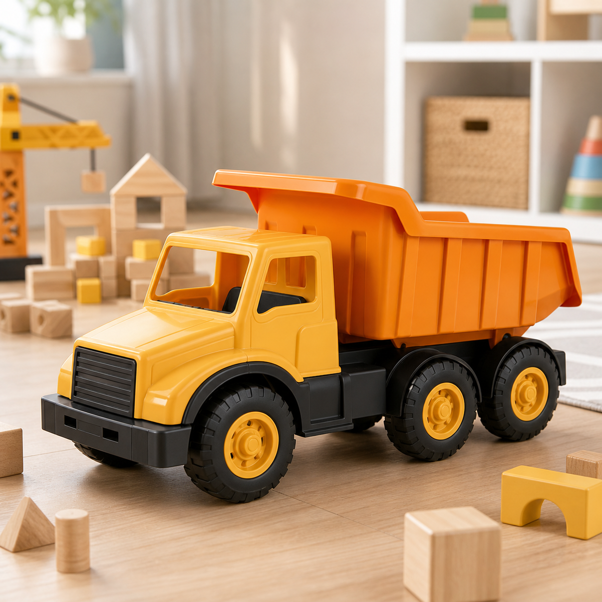 Toys Dump Truck lifestyle scene image