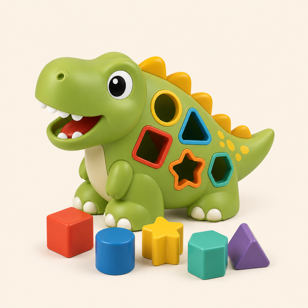 Dino Shape Sorter Toy clean product image