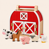 Wooden Barn Toy Red variant image